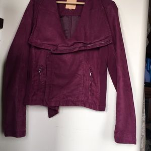 Faux suede Blazer